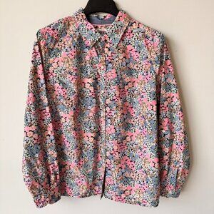 Charter Club Relaxed Fit Floral Button-Down Shirt